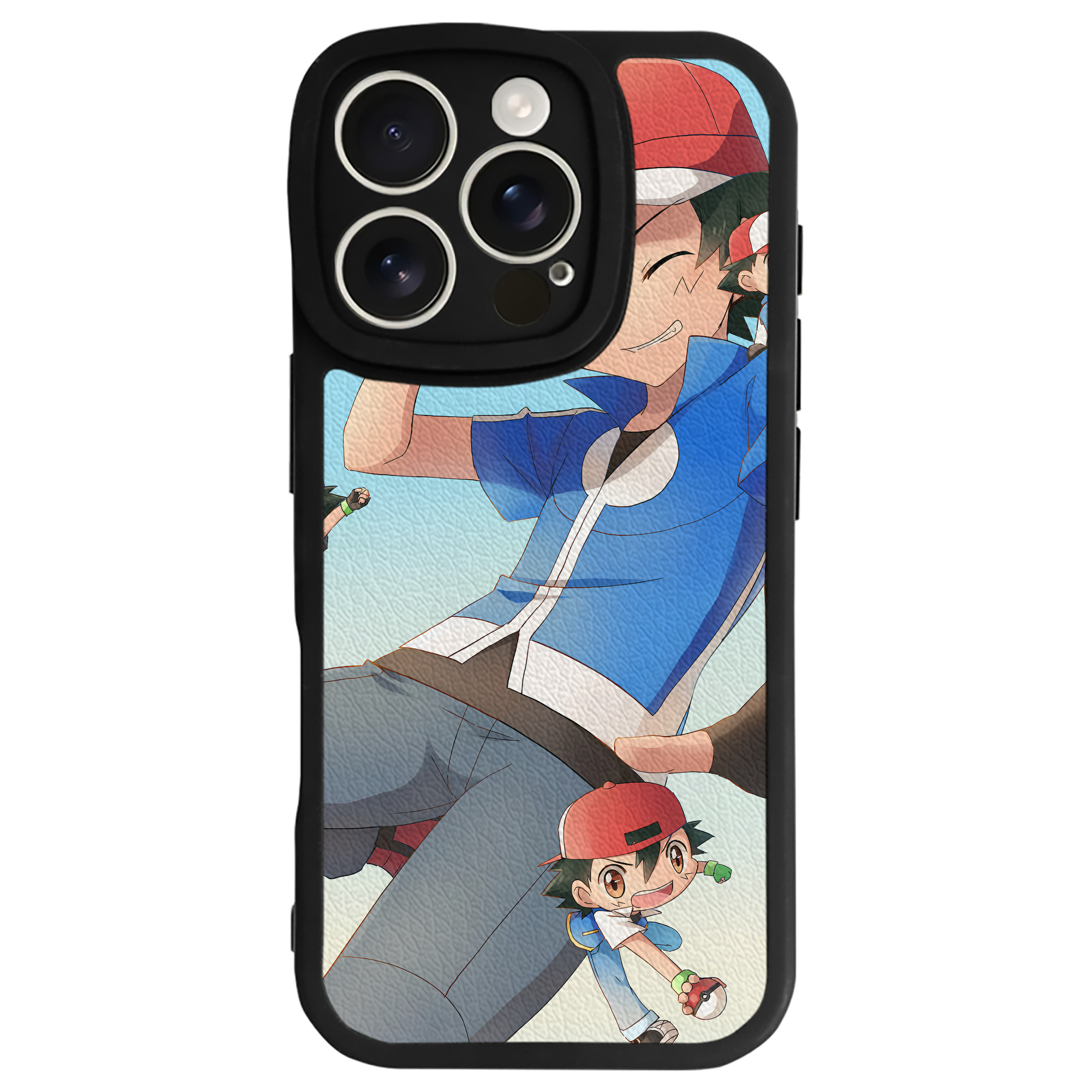 （画像用） ポケットモンスター Pokémon 【iPhone 16シリーズ対応】シリコンスマホケース（レザー調） 材質：シリコン